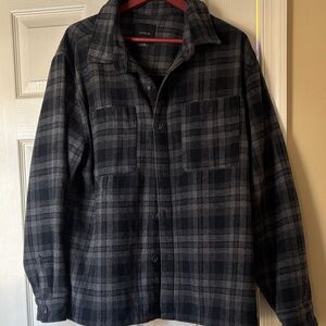 Cotton On Black and Gray Plaid Jacket